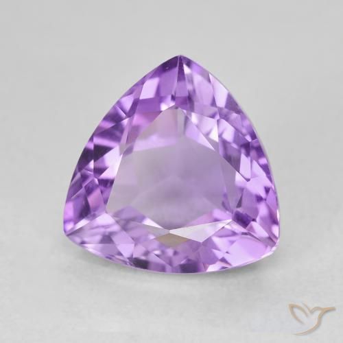 3.11克拉天然紫水晶，胖三角形，VVS-VS