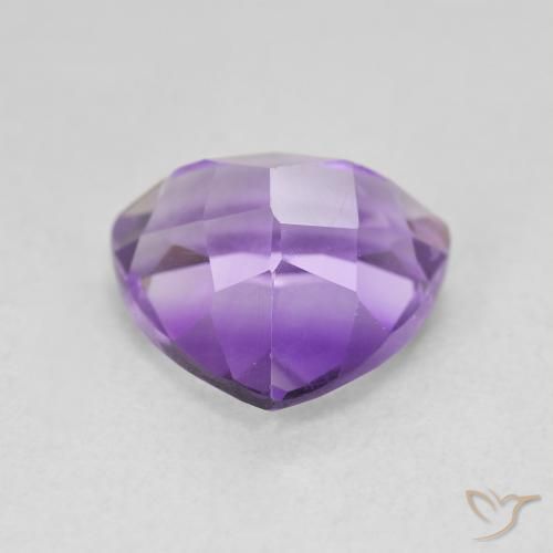 3.11克拉天然紫水晶，胖三角形，VVS-VS