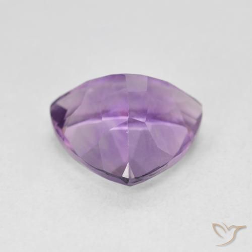 2.84克拉天然紫水晶，胖三角形，VVS-VS