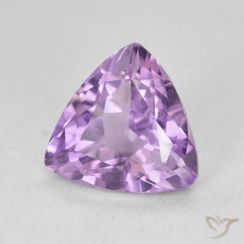 2.82克拉天然紫水晶，胖三角形，VVS-VS