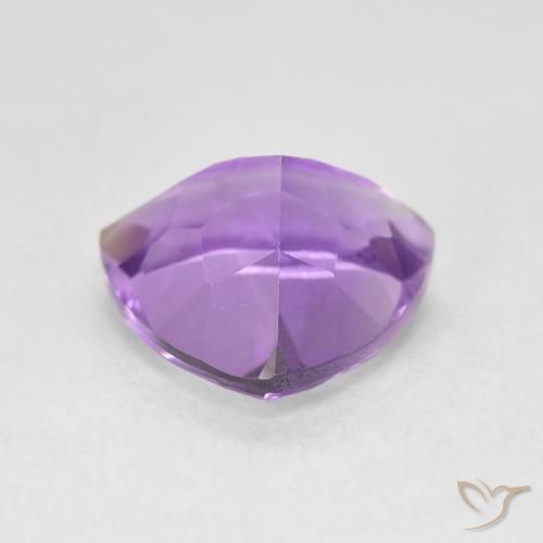 2.97克拉天然紫水晶，胖三角形，VVS-VS