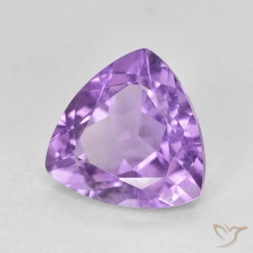 2.99克拉天然紫水晶，胖三角形，VVS