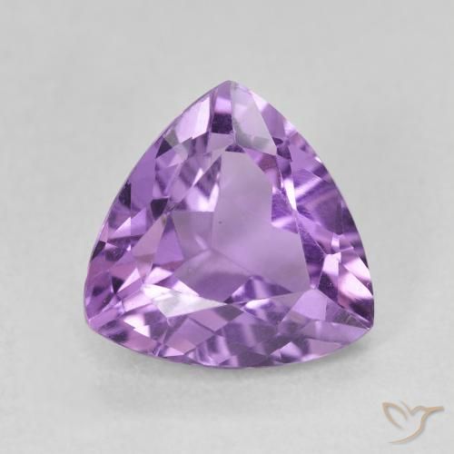 2.91ct 天然 深紫罗兰色 紫水晶, 胖三角形, VVS