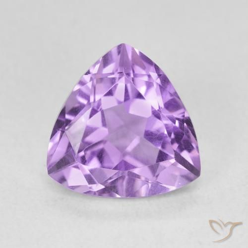 2.90克拉天然紫水晶，胖三角形，VVS