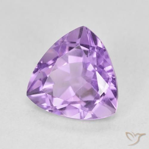 2.90克拉天然紫水晶，胖三角形，VVS