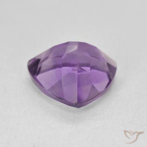 2.86克拉天然紫水晶，胖三角形，VVS