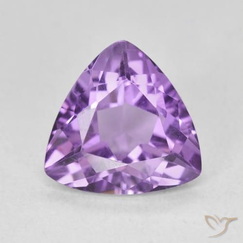 2.69克拉天然紫水晶，胖三角形，VVS