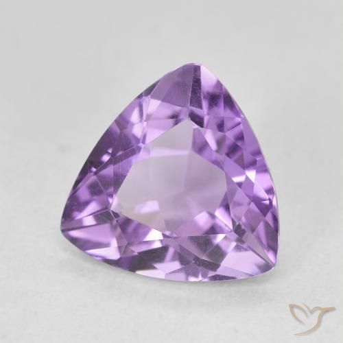 2.69克拉天然紫水晶，胖三角形，VVS