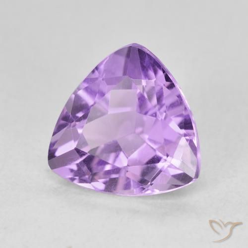2.82克拉天然紫水晶，胖三角形，VVS