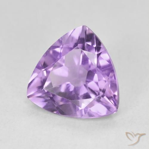 2.83克拉天然紫水晶，胖三角形，VVS