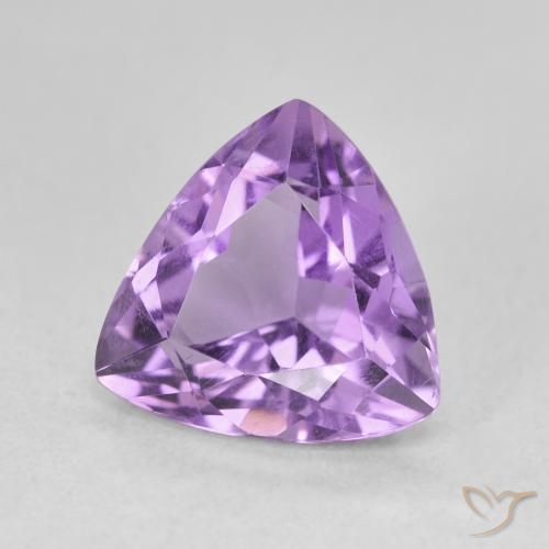 2.84克拉天然紫水晶，胖三角形，VVS