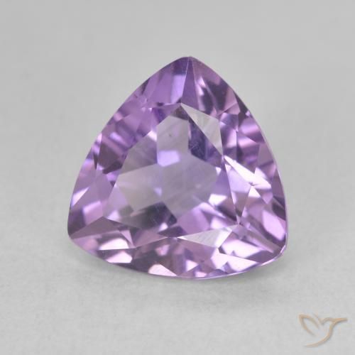2.99克拉天然紫水晶，胖三角形，VVS-VS