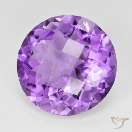 17.29克拉天然紫水晶，圆形的，VVS