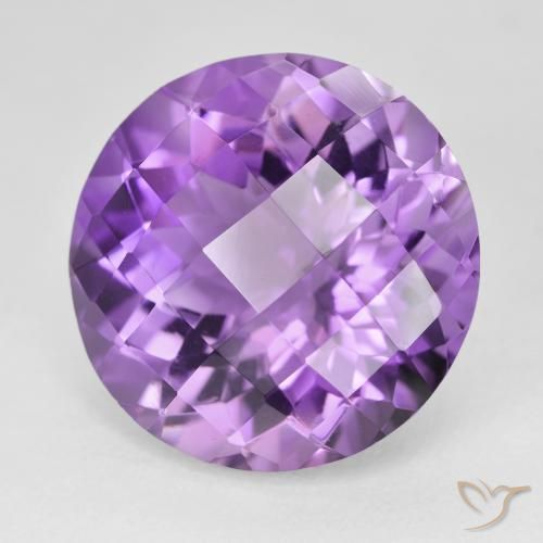 19.39克拉天然紫水晶，圆形的，VVS