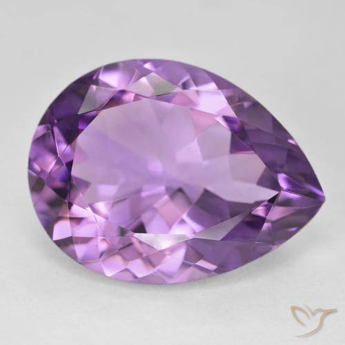17.98克拉天然紫水晶，梨形，VVS