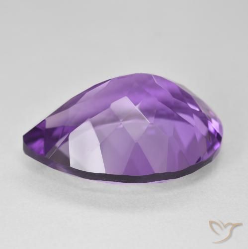 18.10克拉天然紫水晶，梨形，VVS