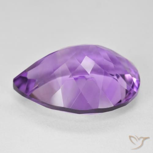 18.39克拉天然紫水晶，梨形，VVS