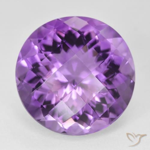 18.76克拉天然紫水晶，圆形的，VVS
