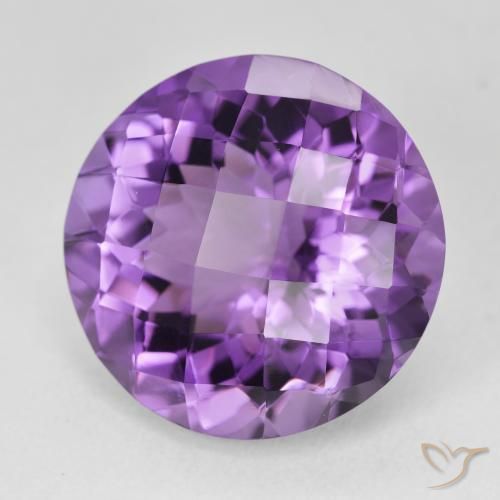 18.58克拉天然紫水晶，圆形的，VVS