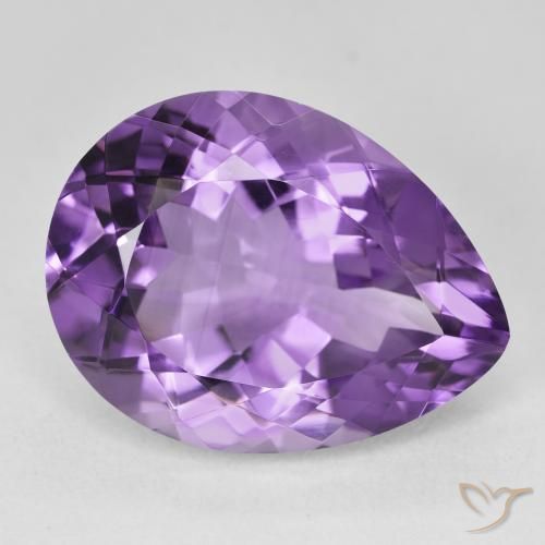 19.11克拉天然紫水晶，梨形，VVS