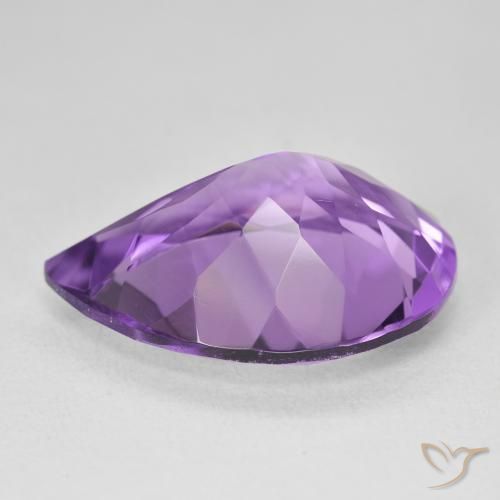 15.70克拉天然紫水晶，梨形，VVS