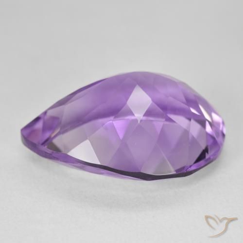 17.78克拉天然紫水晶，梨形，VVS