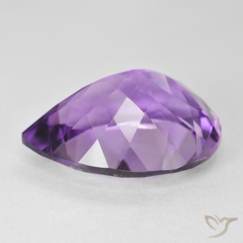 18.52克拉天然紫水晶，梨形，VVS