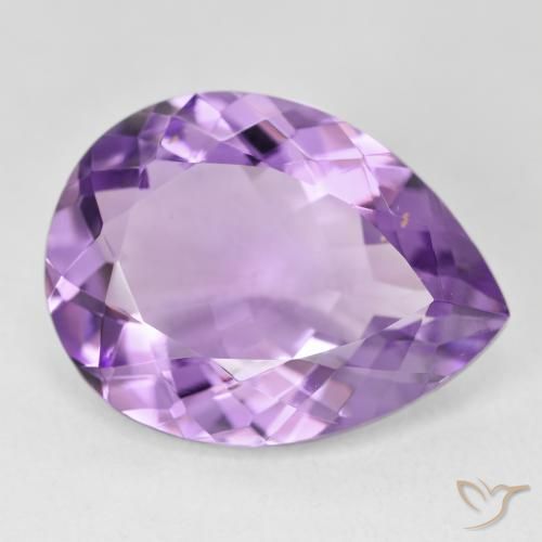 16.38克拉天然紫水晶，梨形，VVS