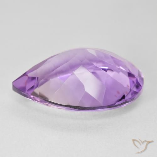16.38克拉天然紫水晶，梨形，VVS