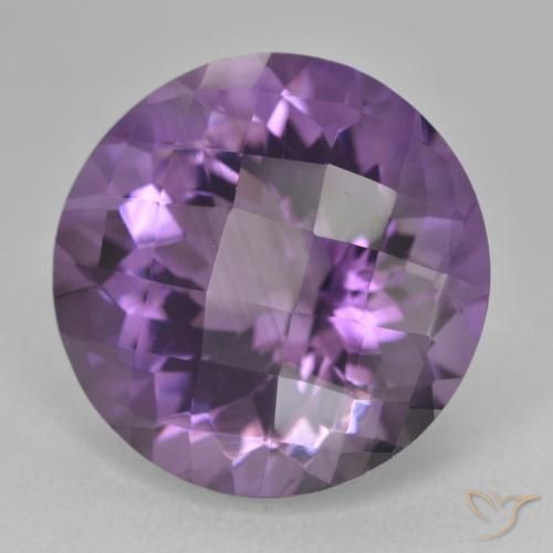 19.60克拉天然紫水晶，圆形的，VVS-VS