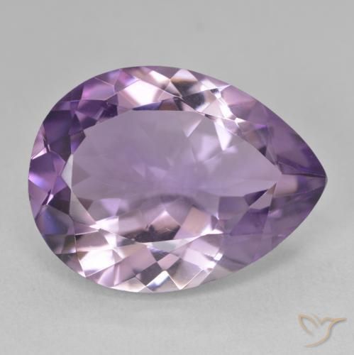 16.78克拉天然紫水晶，梨形，VVS