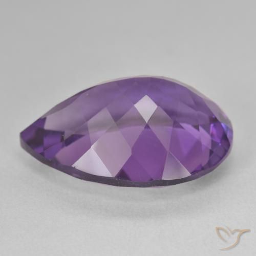 18.36克拉天然紫水晶，梨形，VVS