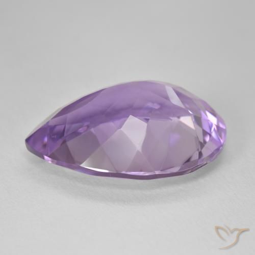 15.16克拉天然紫水晶，梨形，VVS-VS
