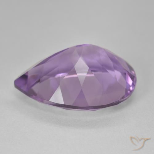 17.69克拉天然紫水晶，梨形，VVS-VS