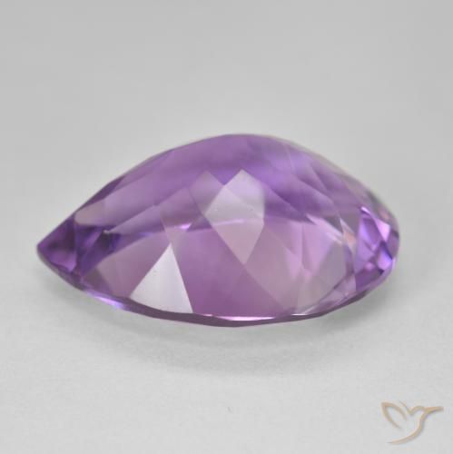16.79克拉天然紫水晶，梨形，VVS-VS