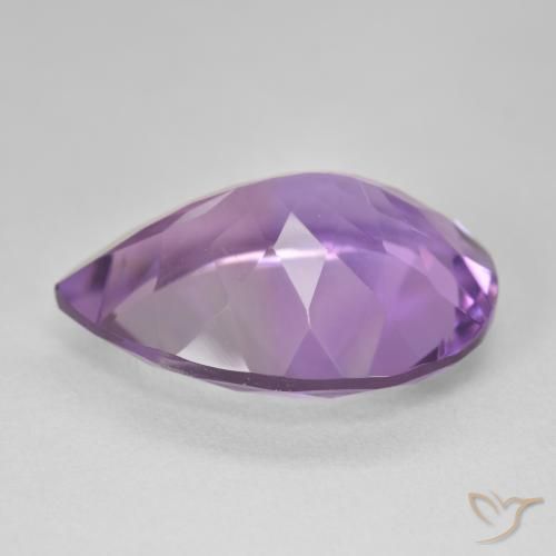16.99克拉天然紫水晶，梨形，VVS-VS
