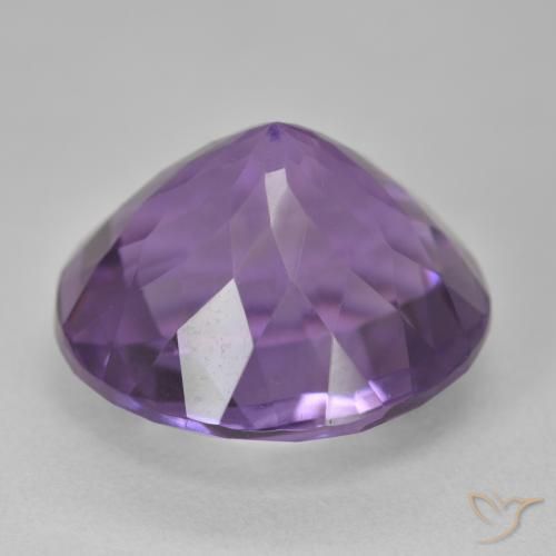 19.76克拉天然紫水晶，圆形的，VVS-VS