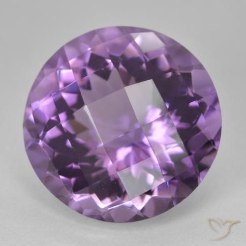 19.88克拉天然紫水晶，圆形的，VVS-VS