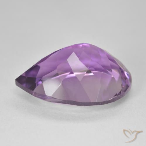 18.51克拉天然紫水晶，梨形，VVS-VS