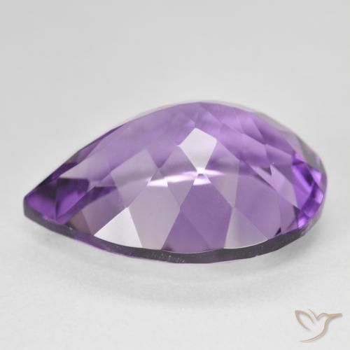 18.07克拉天然紫水晶，梨形，VVS