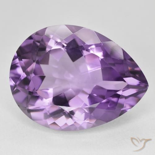 18.17克拉天然紫水晶，梨形，VVS