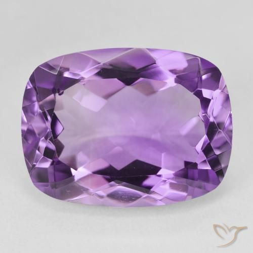 17.76ct 天然 紫色紫罗兰色 紫水晶, 软垫, VVS