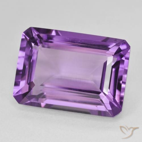 15.55克拉天然紫水晶，八边形，VVS-VS