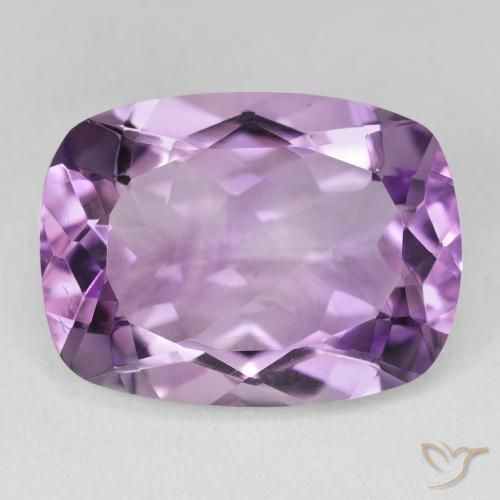 16.83ct 天然 轻中紫 紫水晶, 软垫, VVS-VS