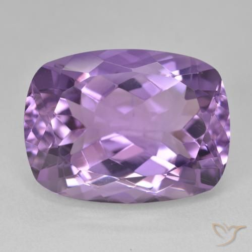 19.34ct 天然 中紫 紫水晶, 软垫, VVS