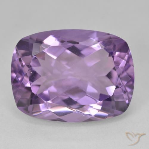 18.89ct 天然 中紫 紫水晶, 软垫, VVS
