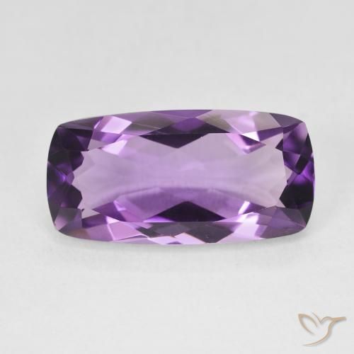 6.98ct 天然 轻中紫 紫水晶, 软垫, VVS