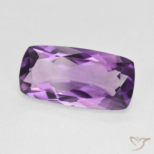 6.98克拉天然紫水晶，软垫，VVS