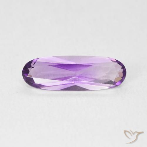 1.10ct 天然 中粉紫 紫水晶, 椭圆形, VVS-VS