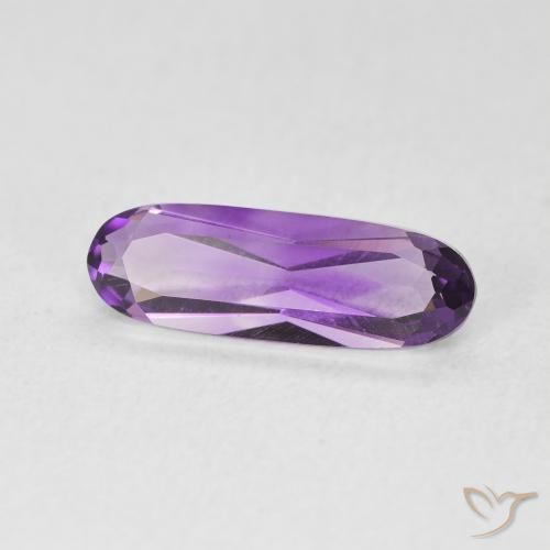 1.16克拉天然紫水晶，椭圆形，VVS-VS